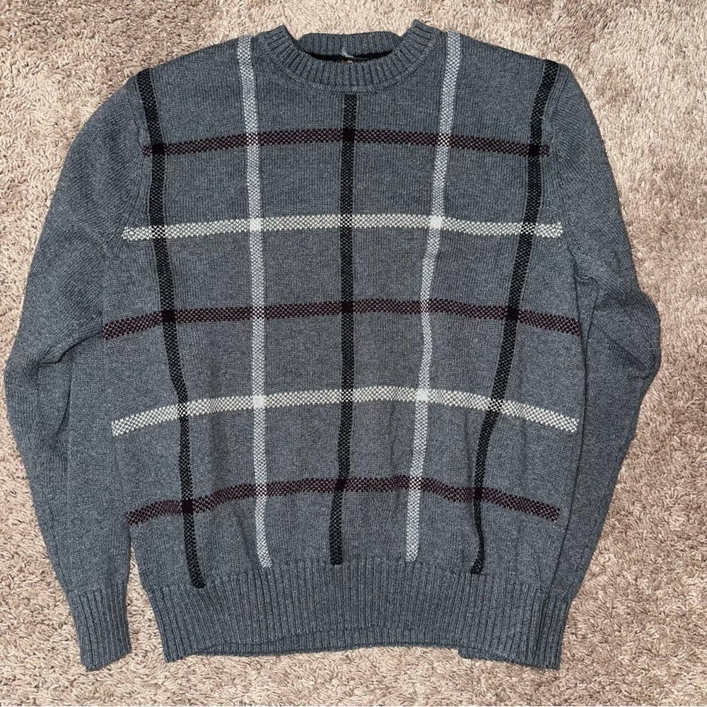 Dockers Men’s Gray Pullover Crewneck Sweater